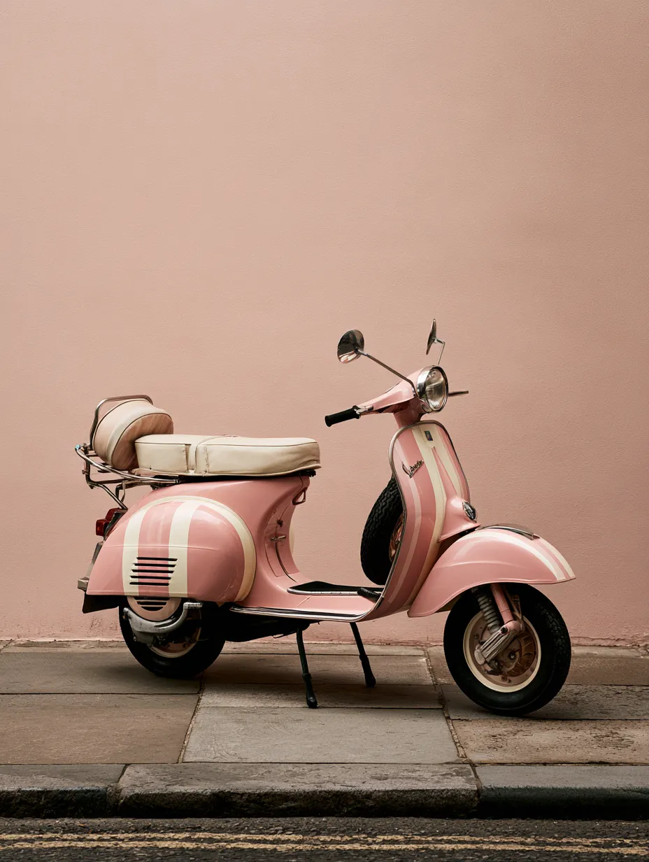 Vintage Vespa scooter